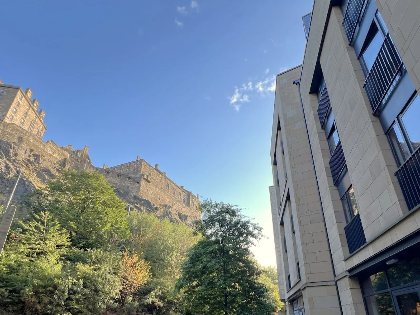 Flat Parliament Square in City of Edinburgh