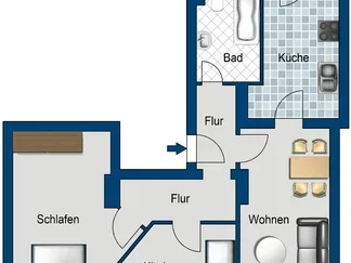 Wohnung Am Deichfeld in Magdeburg