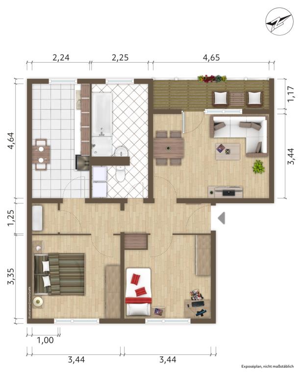 Wohnung Sputnikstraße in Hoyerswerda