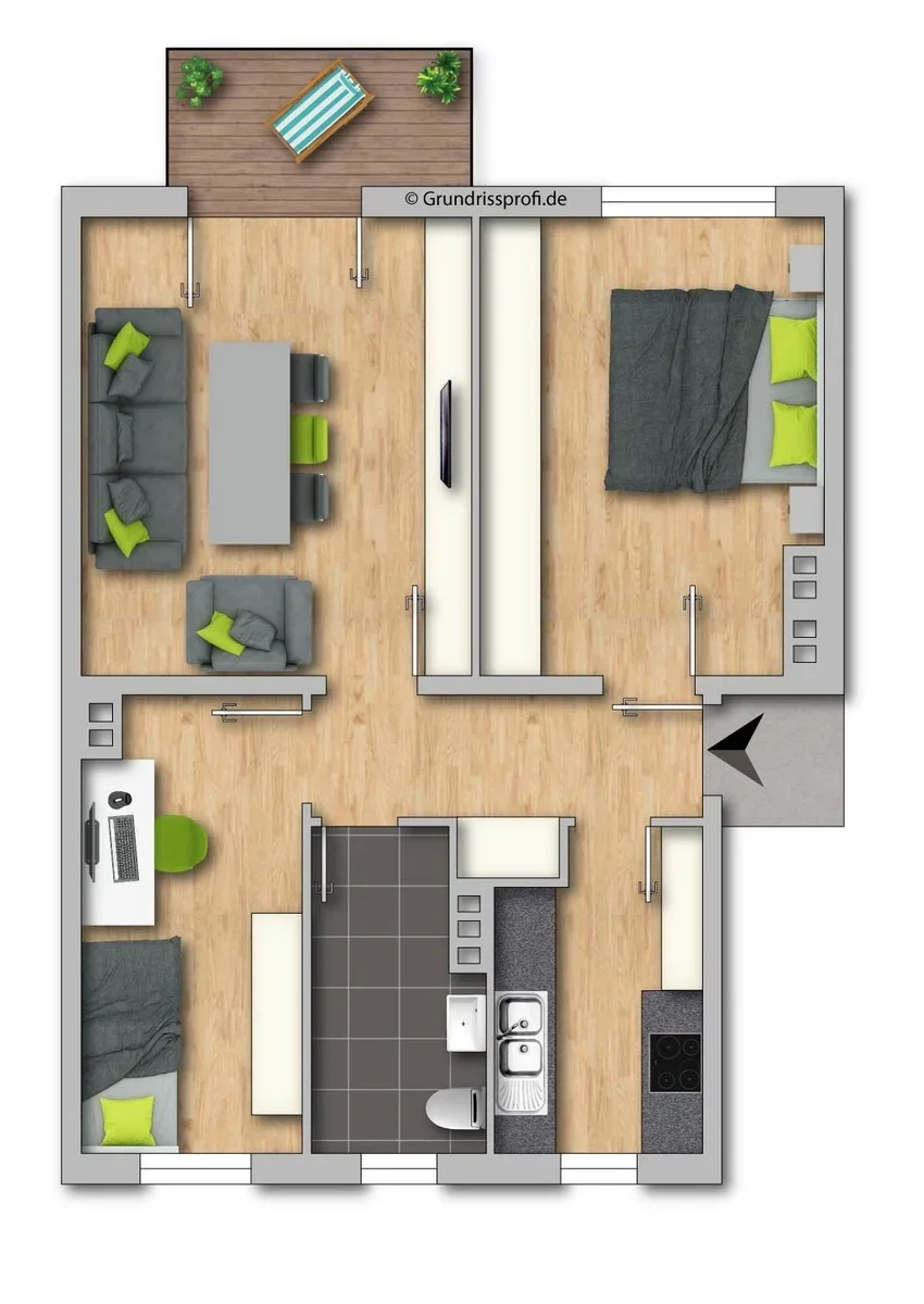 Wohnung Am Petersberg in Eisenach