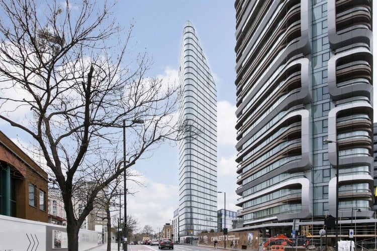 Flat City Road in Greater London
