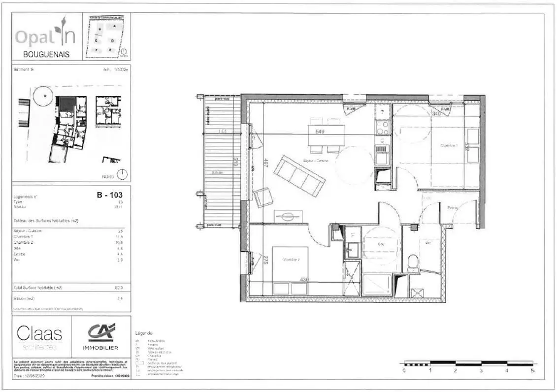 Appartement Allée d'Anabta à Bouguenais