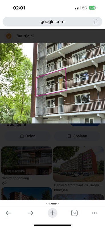 Appartement Daniël Marotstraat in Breda