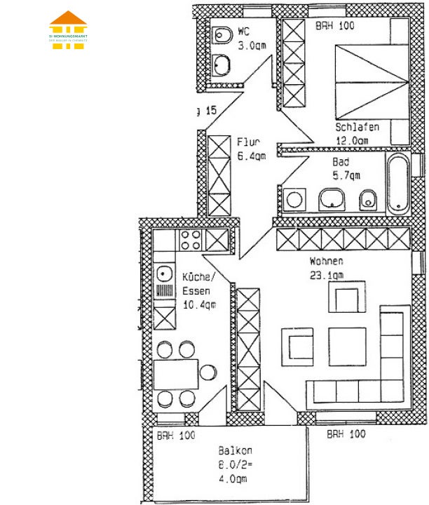 Wohnung Lerchenstraße in Chemnitz