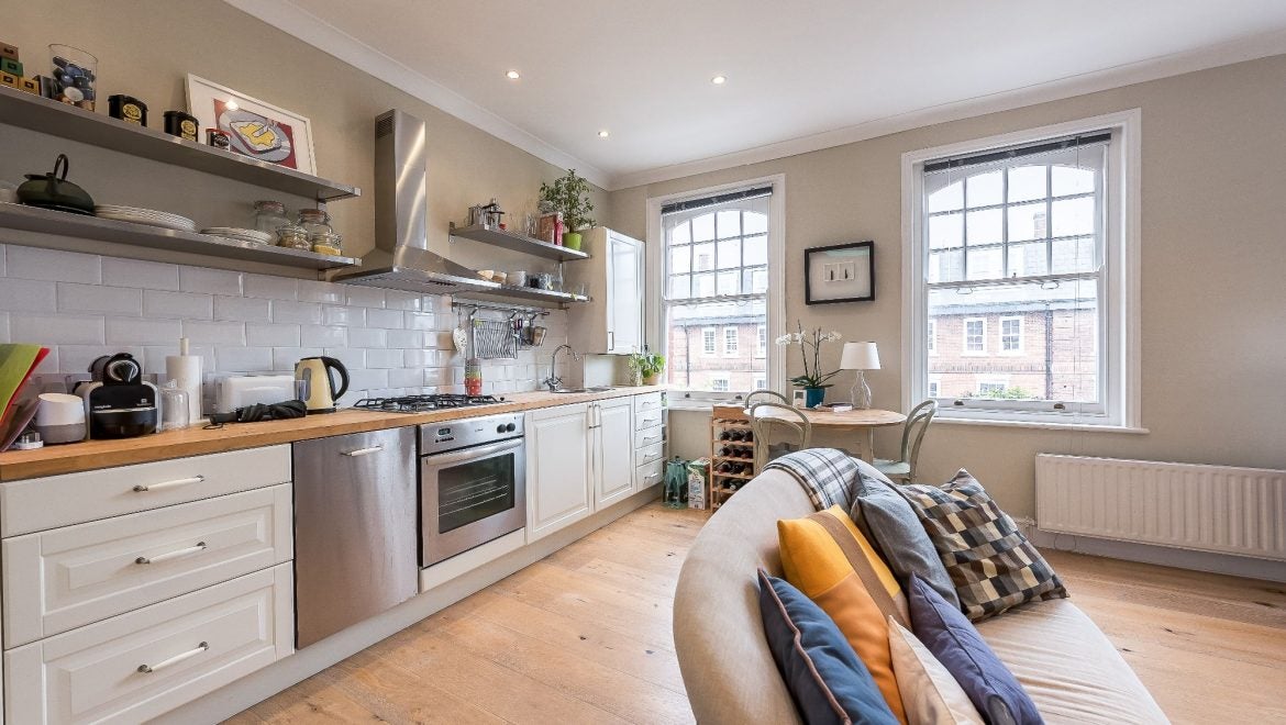 Flat Palliser Road in Greater London