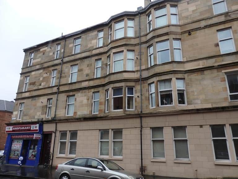Flat Ibrox Street in Glasgow