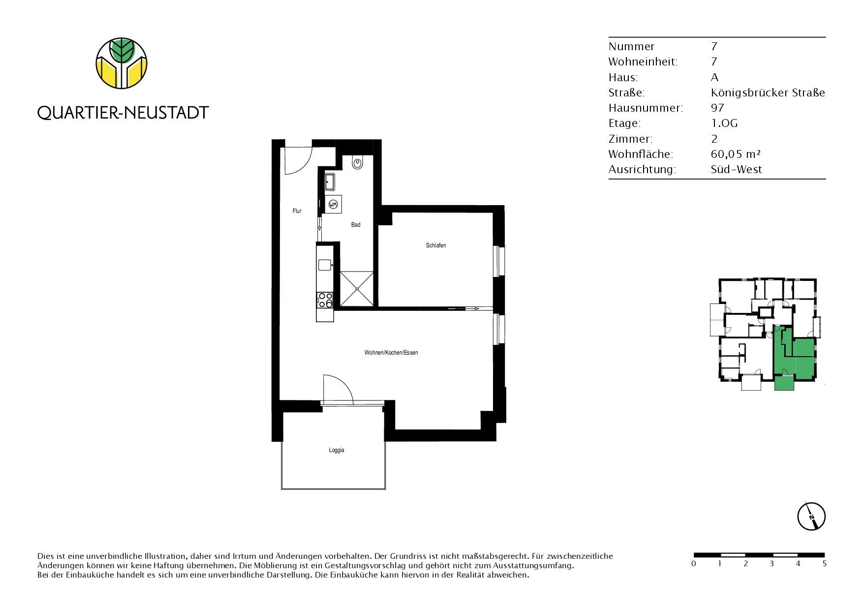 Wohnung Königsbrücker Straße in Dresden