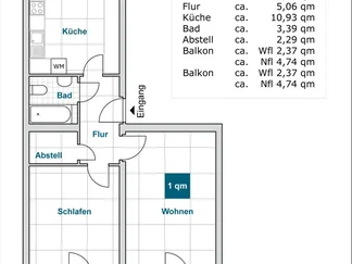 Wohnung Borsbergstraße in Dresden