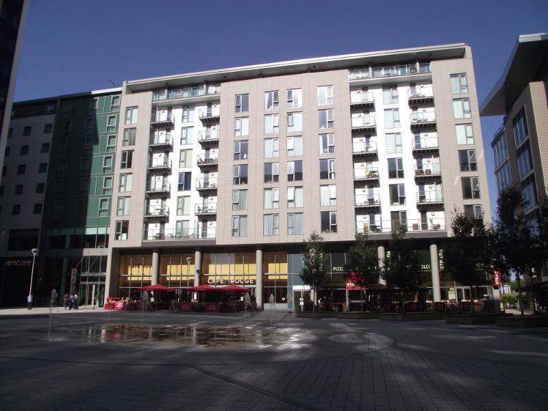 Flat Mortimer Square in Milton Keynes