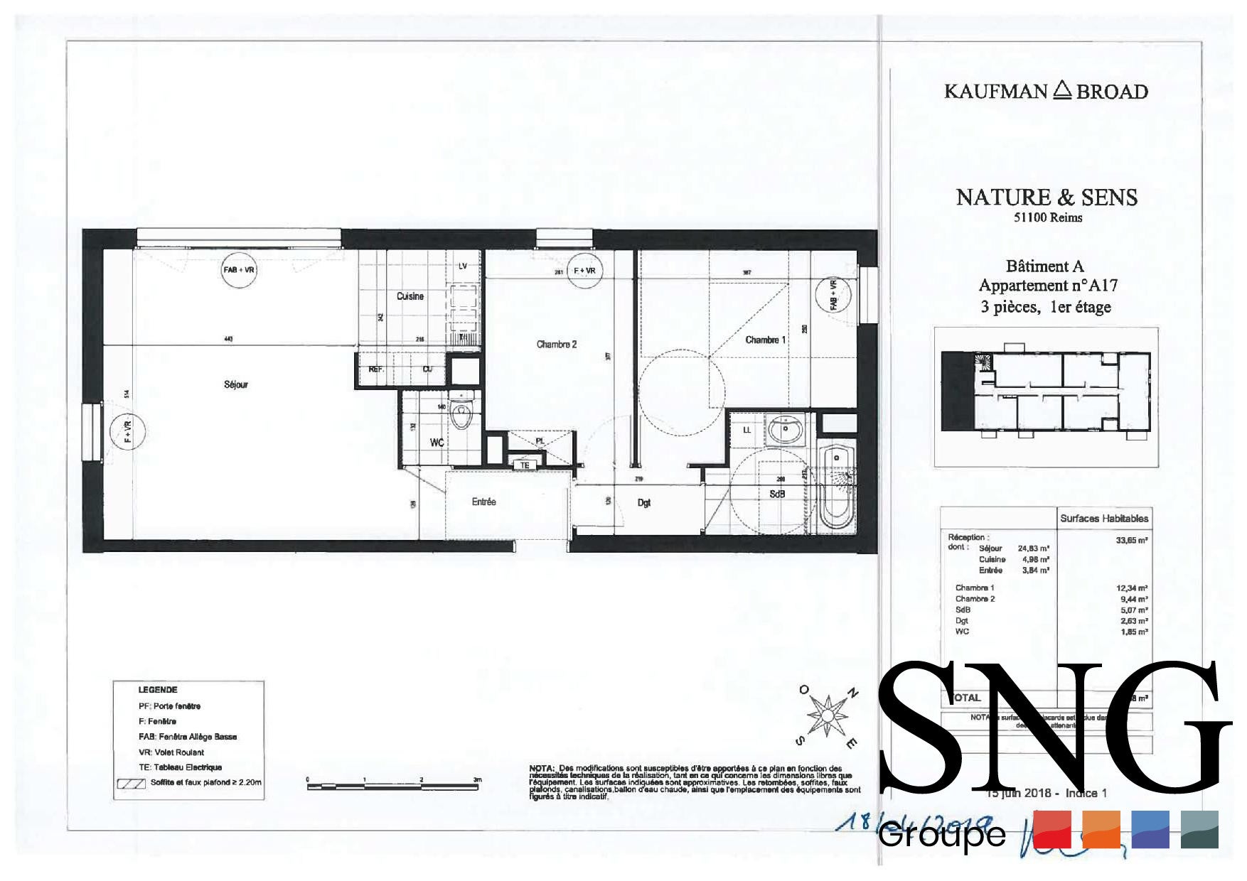 Appartement Rue Louis Armand à Reims