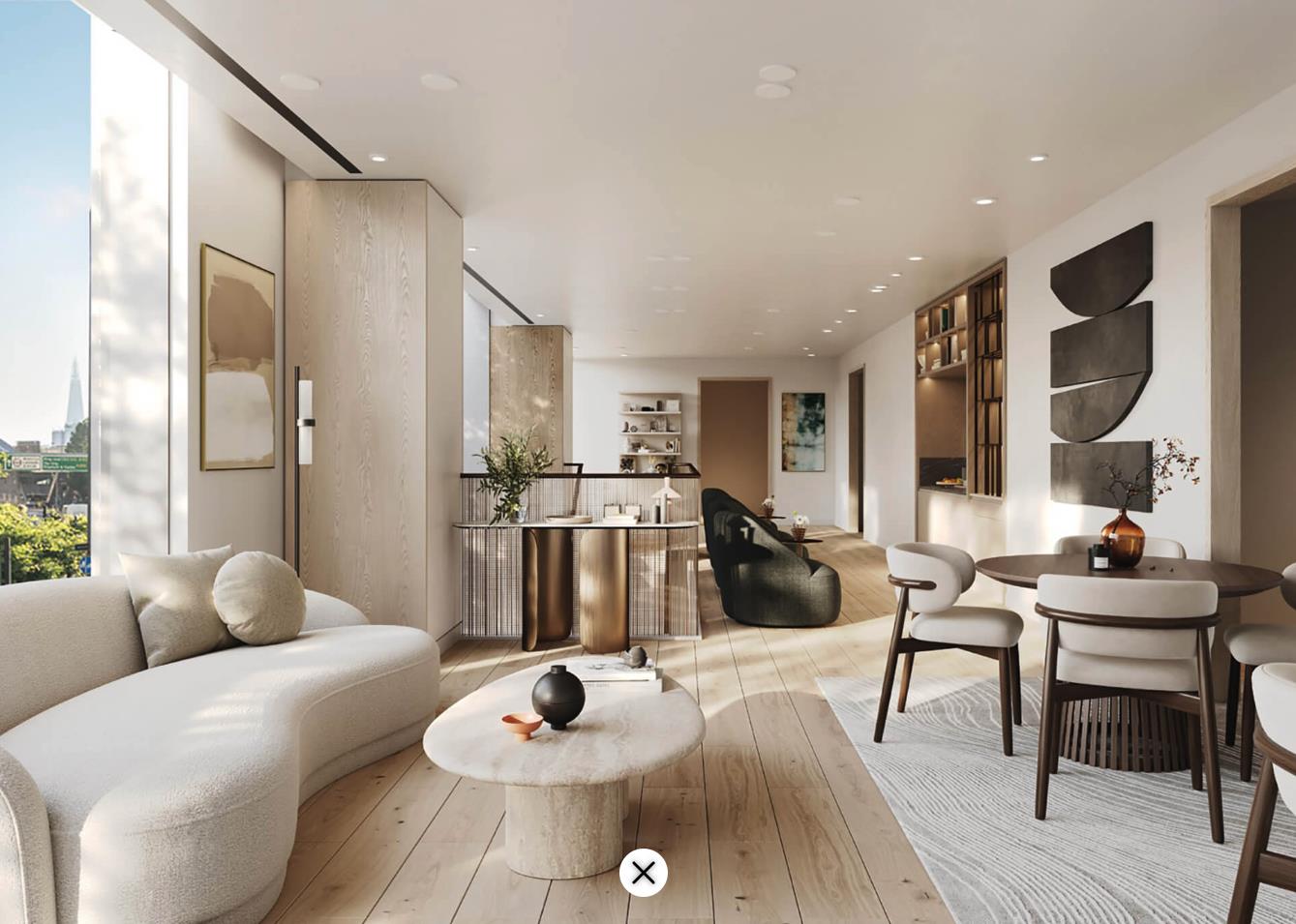 Flat Nine Elms Lane in Greater London