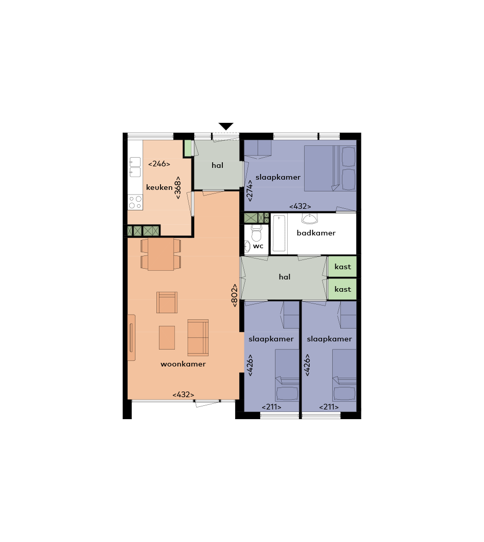Appartement Jan Evertsenlaan 25 A in Voorschoten