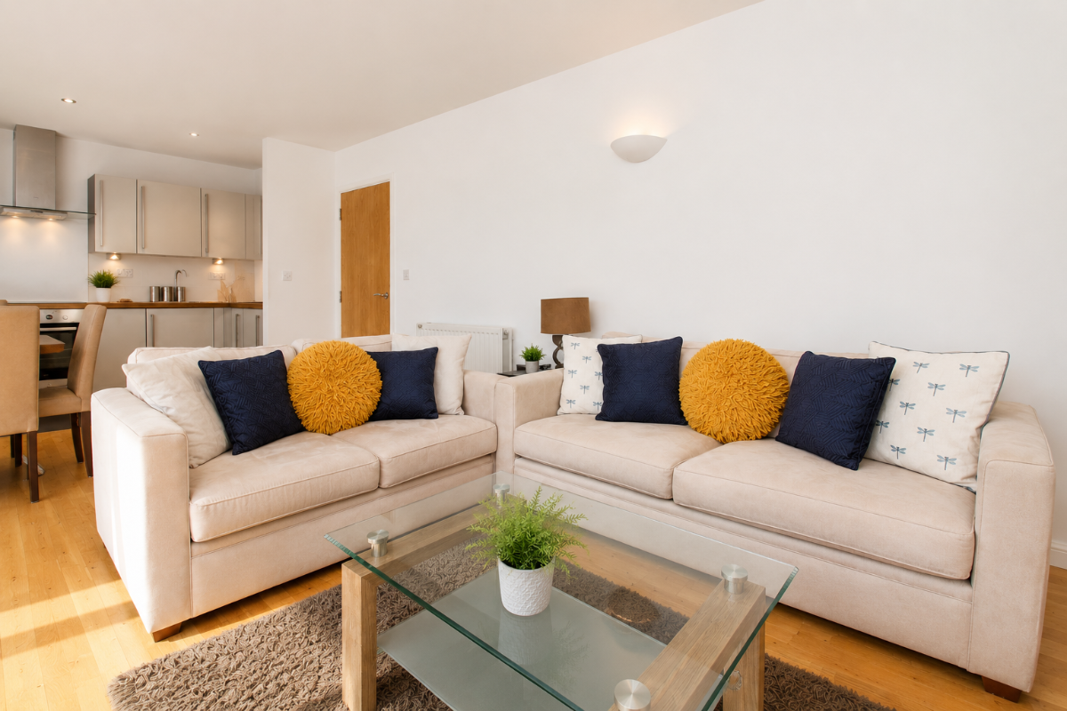 Flat Blackwall Way in Greater London