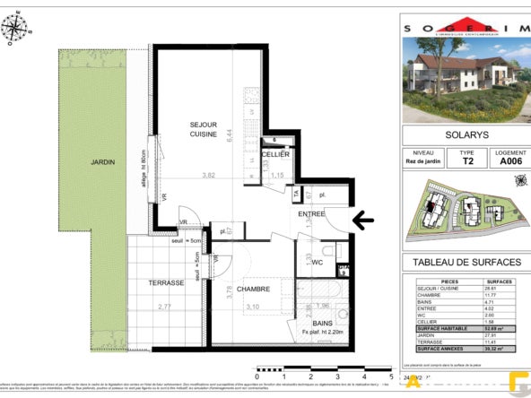 Appartement Route de la Nussance à Cranves-Sales