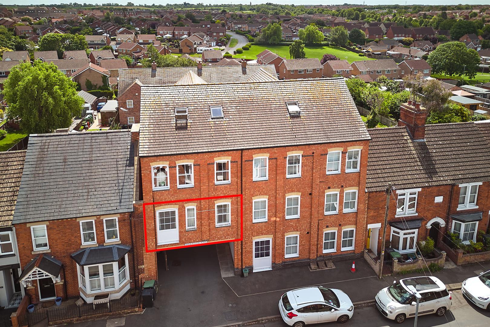 Flat Harborough Road in Rushden