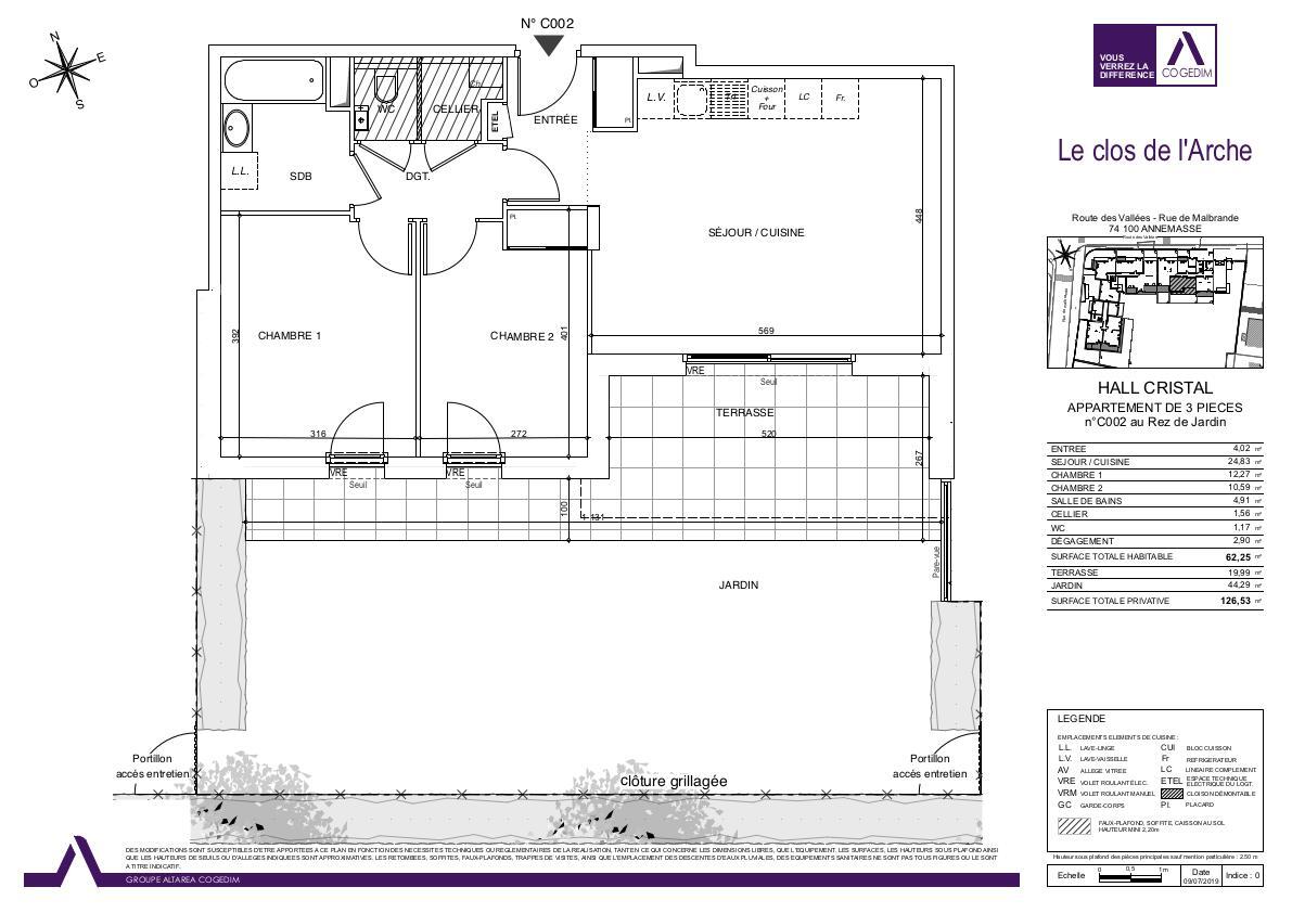 Appartement Route des Vallées à Annemasse