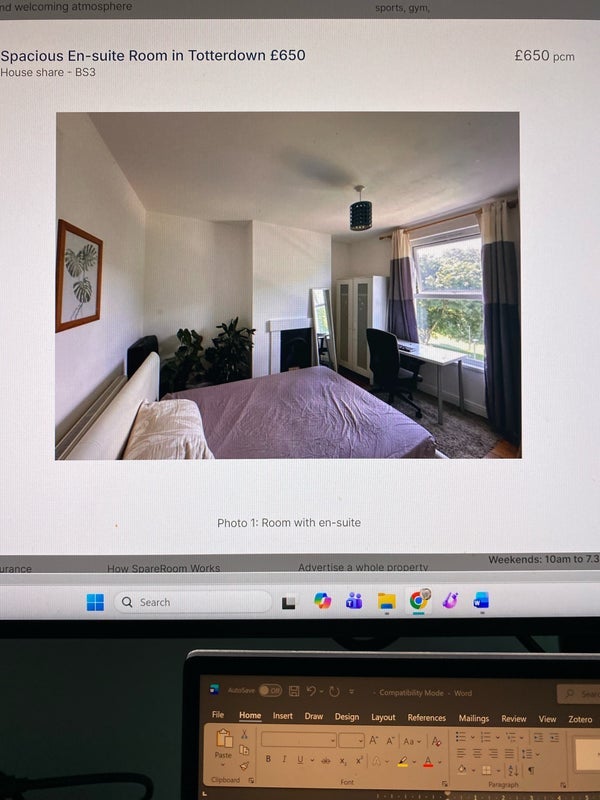 Room St Lukes Crescent in Bristol