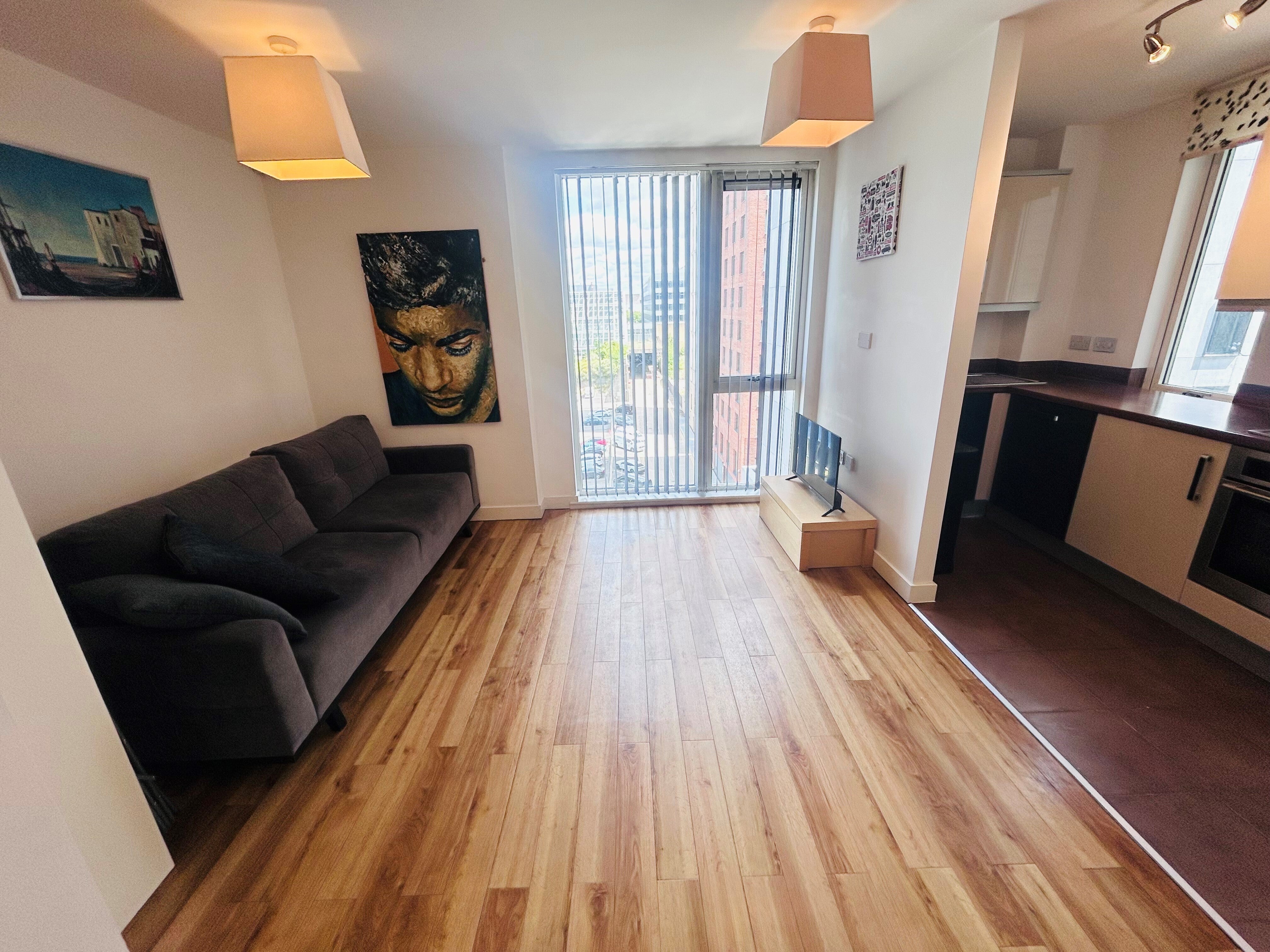 Flat Mortimer Square in Milton Keynes