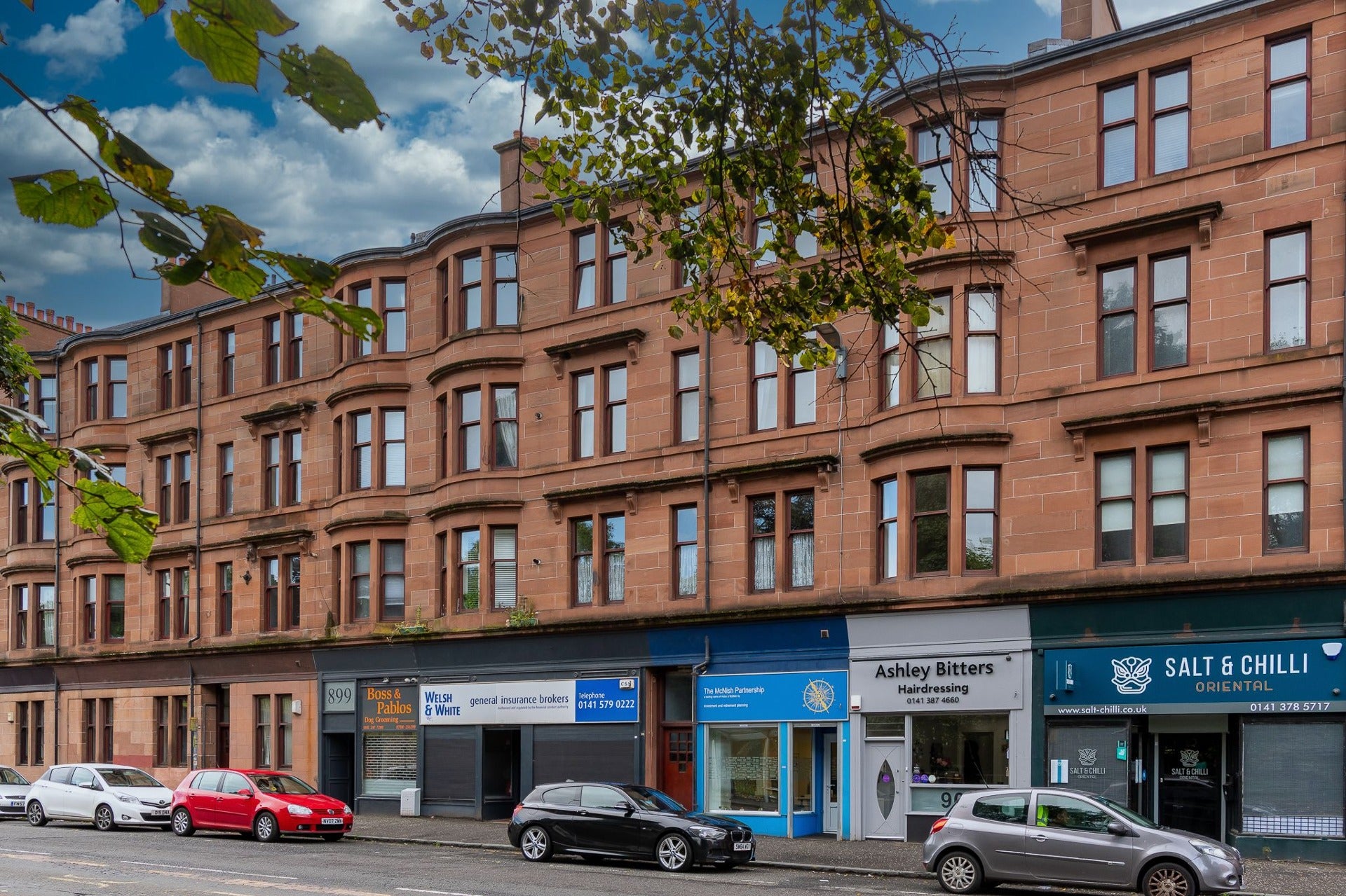 Flat Dumbarton Road in Glasgow