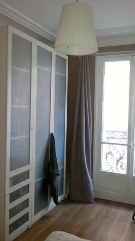 Chambre Rue Ganneron à Paris