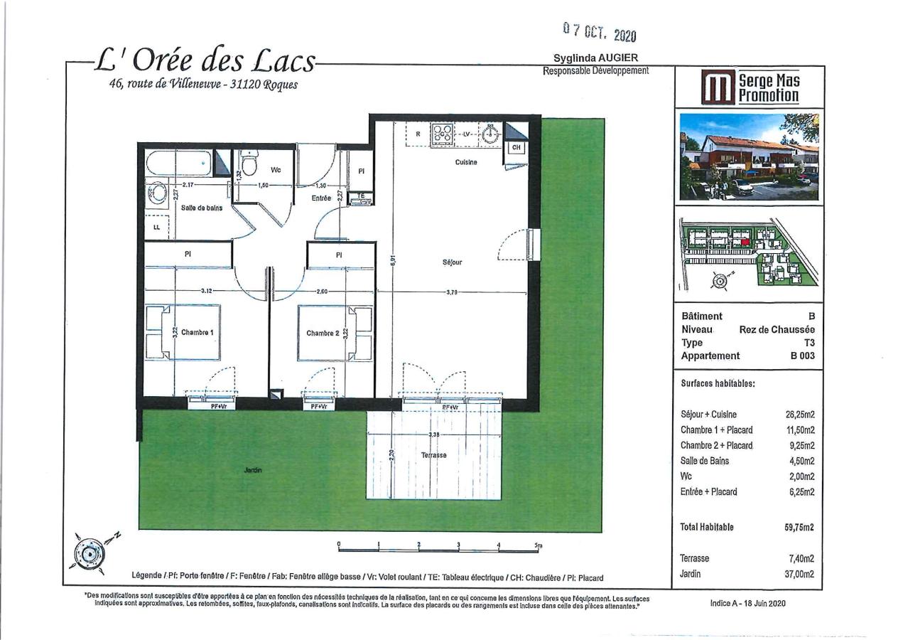 Flat Chemin de Canto-Laouzette in Roques