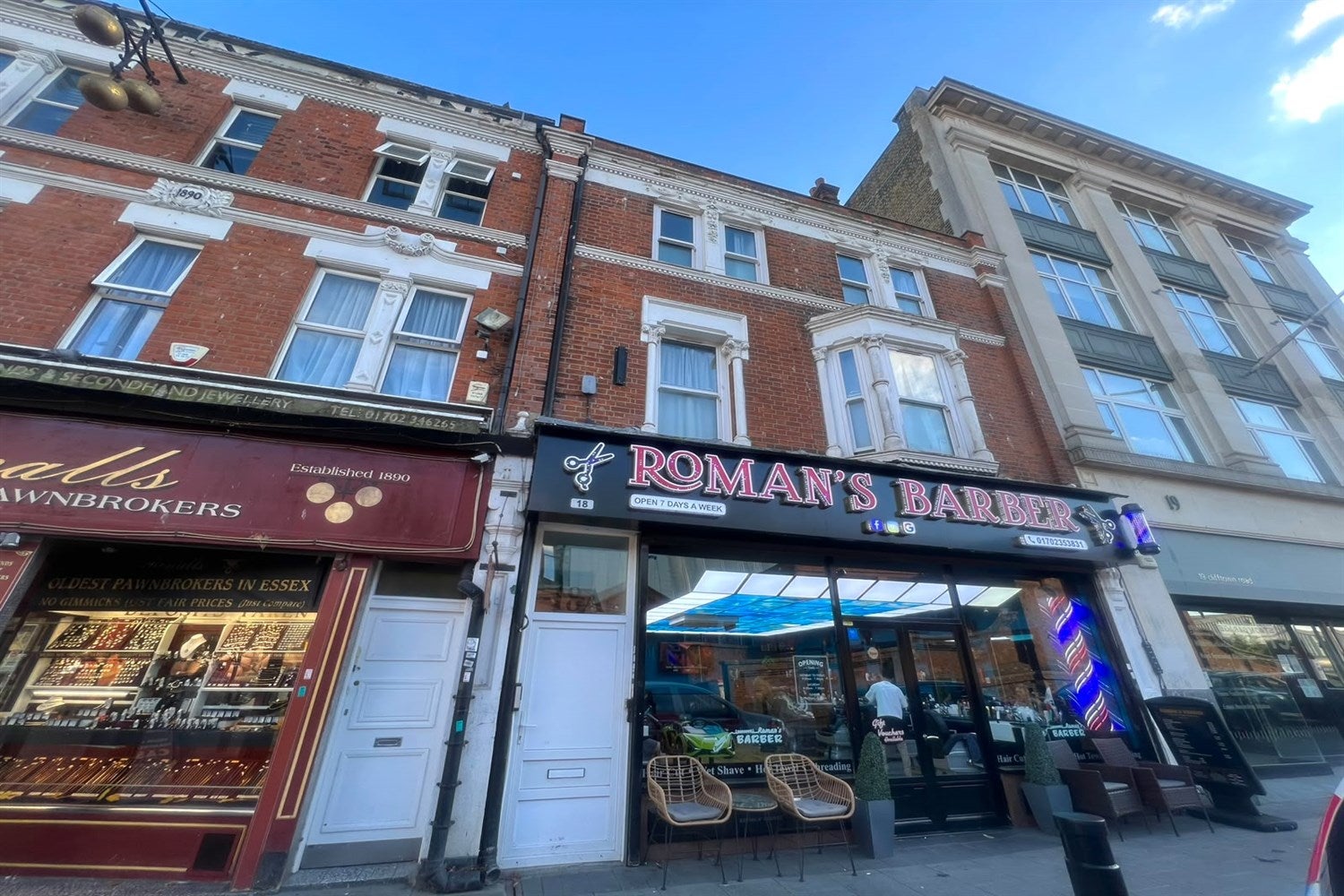 Flat Clifftown Road in Southend-on-Sea