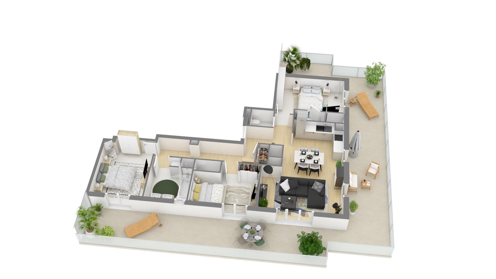 Appartement Avenue de Tournamy à Mougins