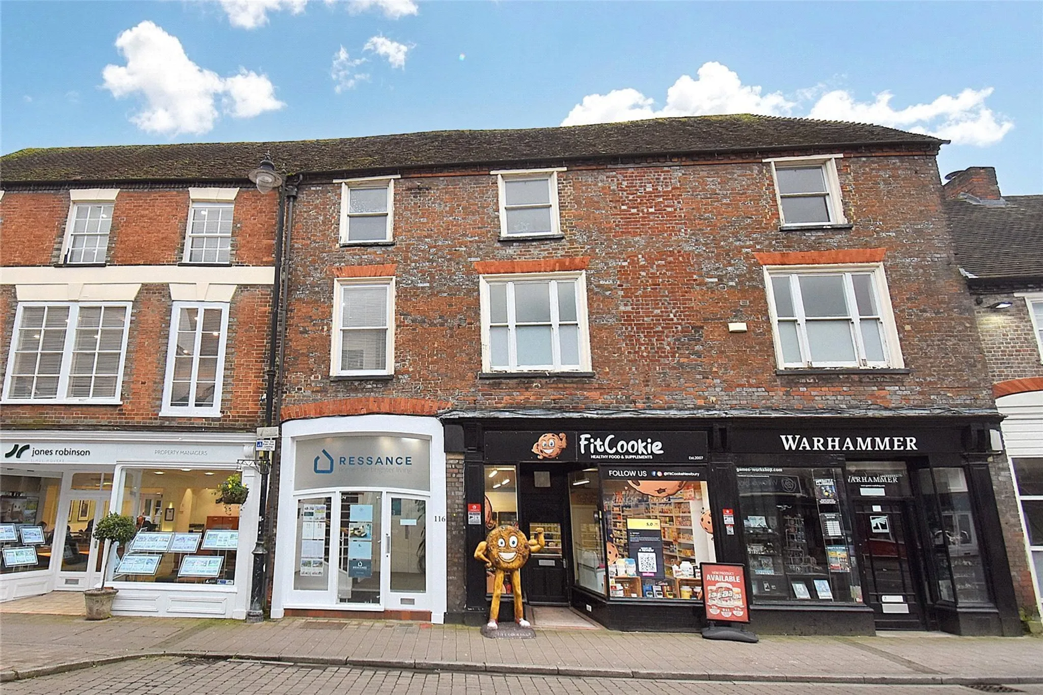Flat Market Street in Newbury