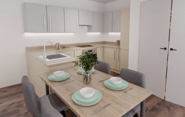 Flat Barking Wharf Square in Greater London