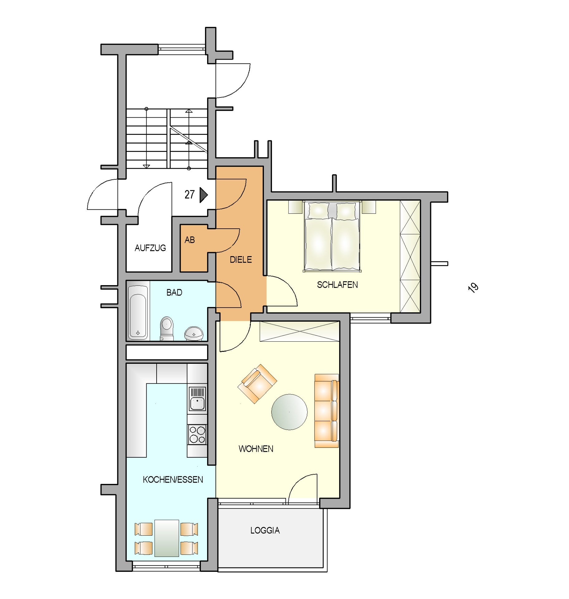 Wohnung Brunnengasse in Remscheid