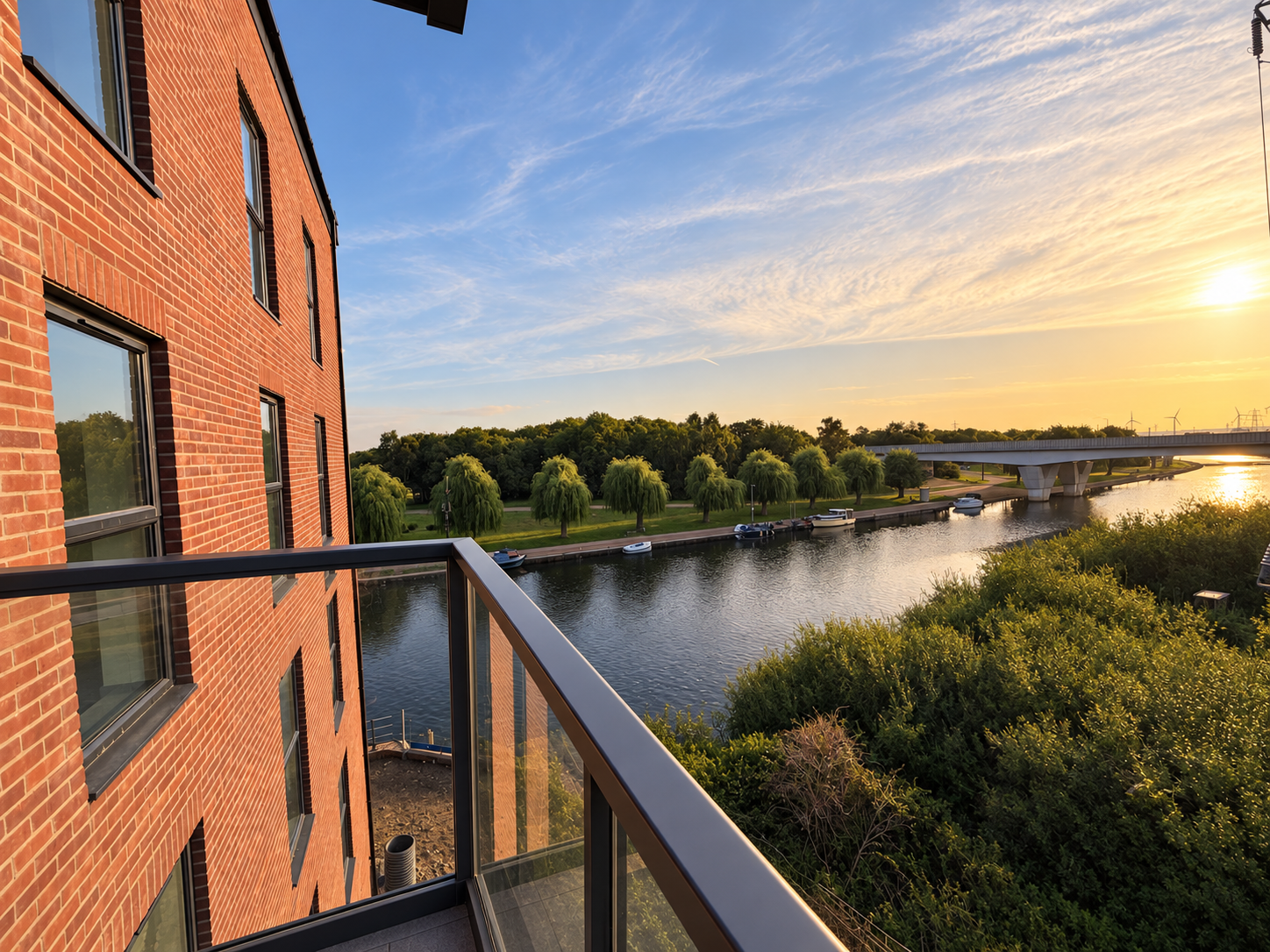 Flat Nene Promenade in Peterborough