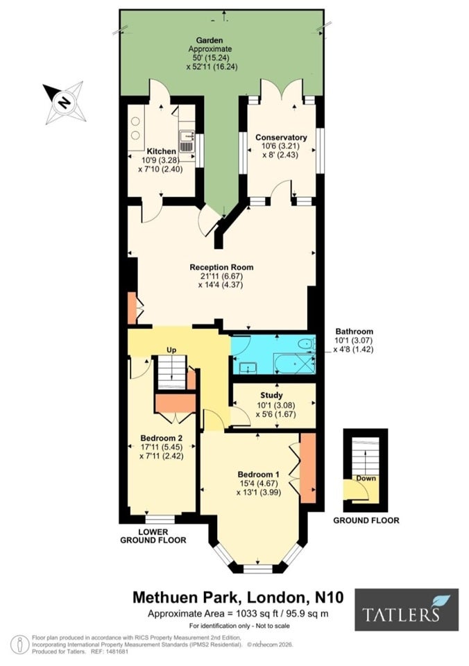 Flat Methuen Park in Greater London