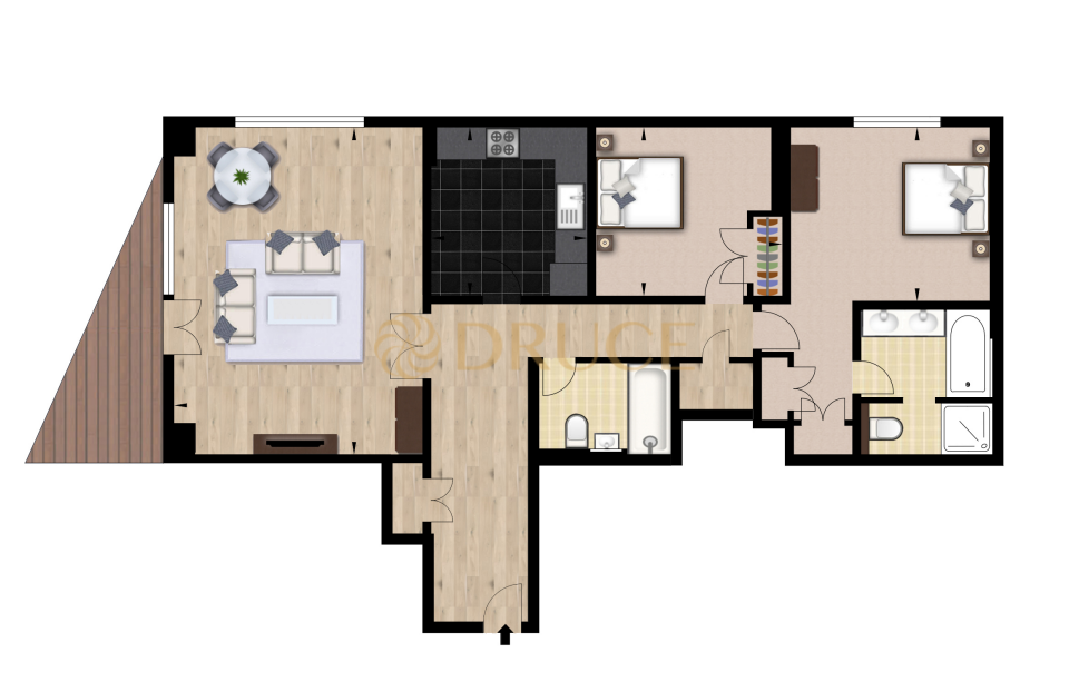 Flat Westferry Circus in Greater London