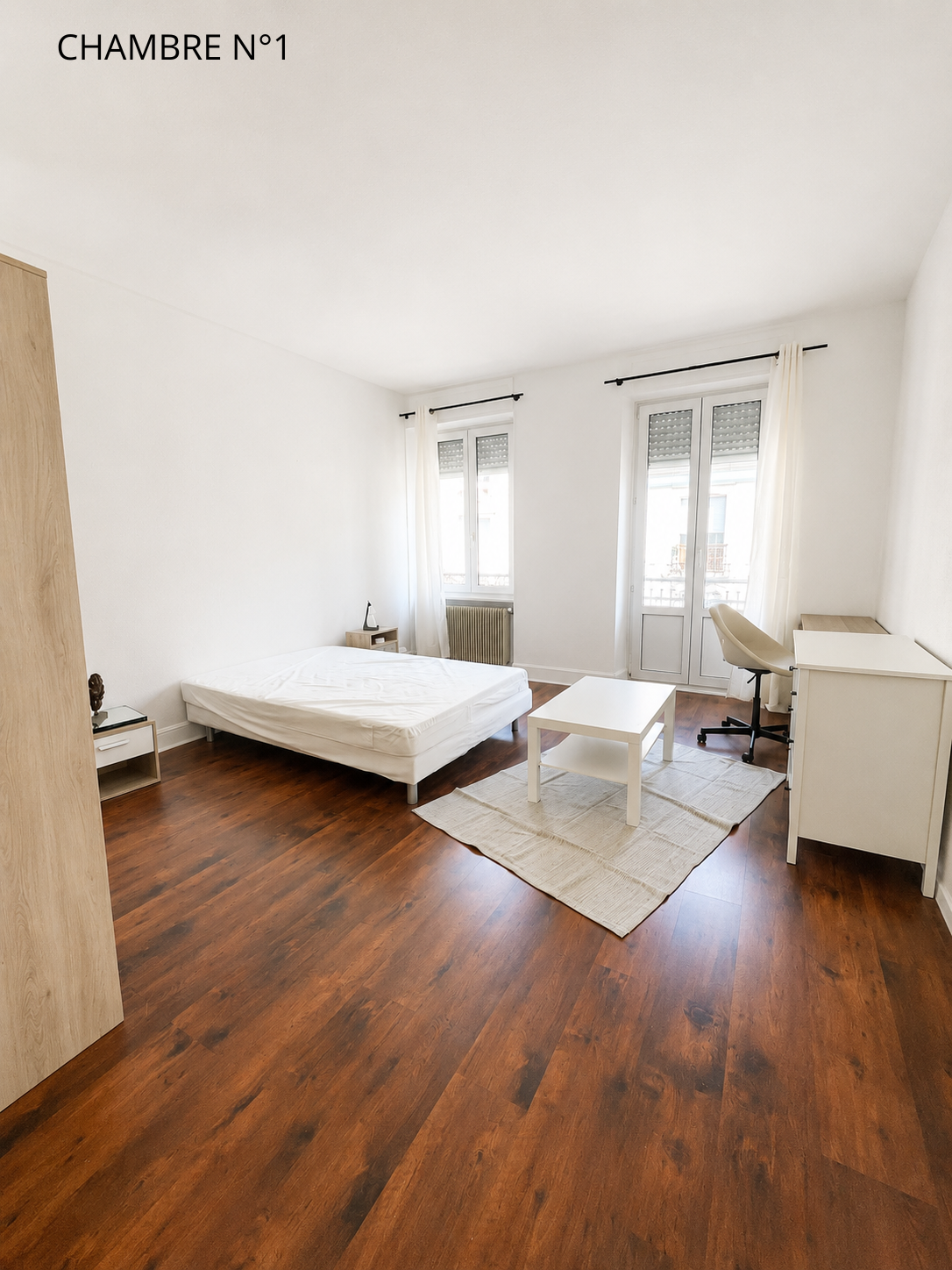Chambre Rue de Cernay à Mulhouse