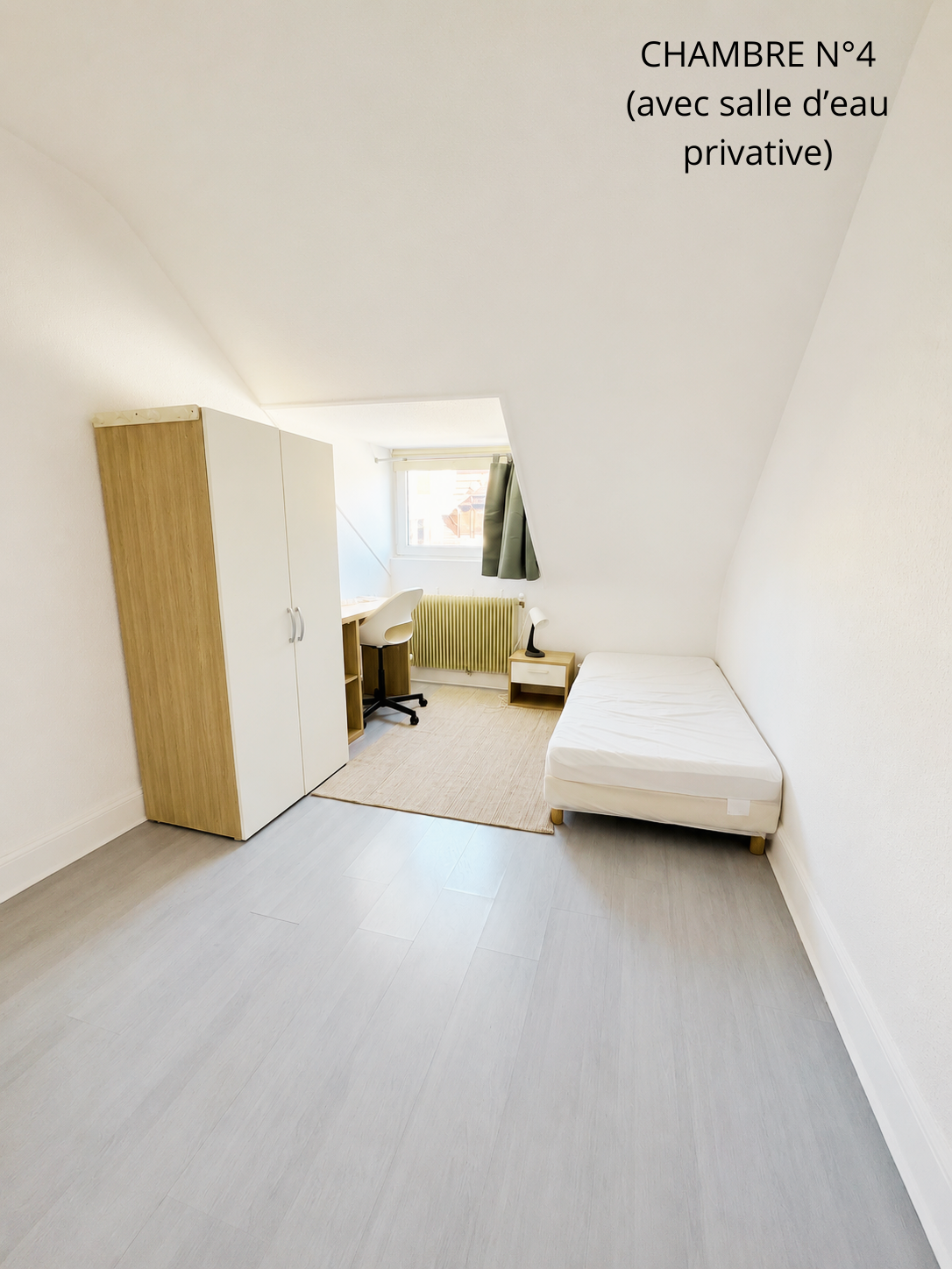 Chambre Rue de Cernay à Mulhouse