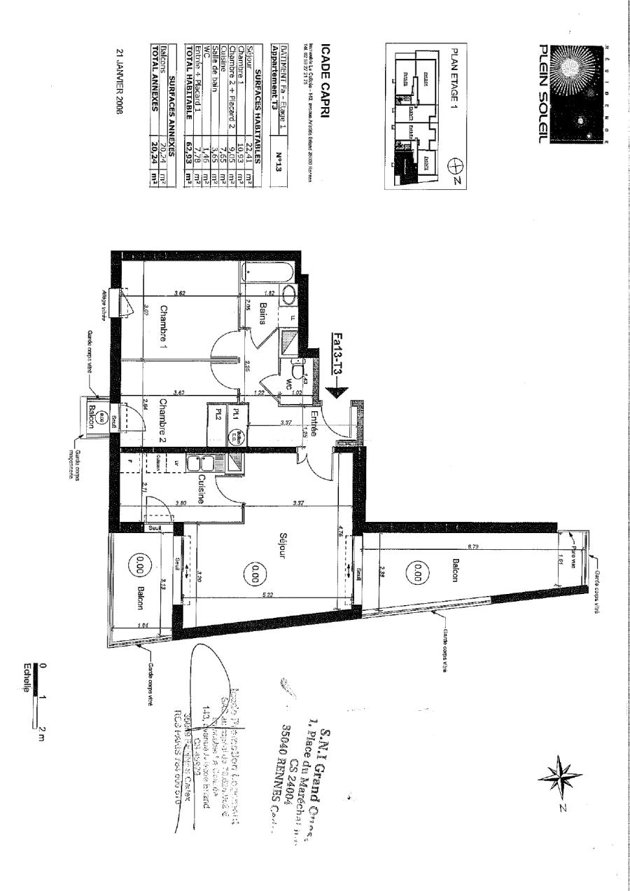 Appartement Rue des Saules à Cesson-Sévigné