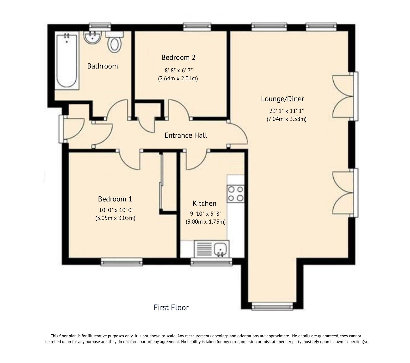 Flat Kristiansand Way in Letchworth