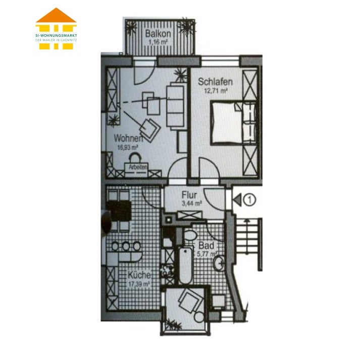 Wohnung Heimgarten in Chemnitz