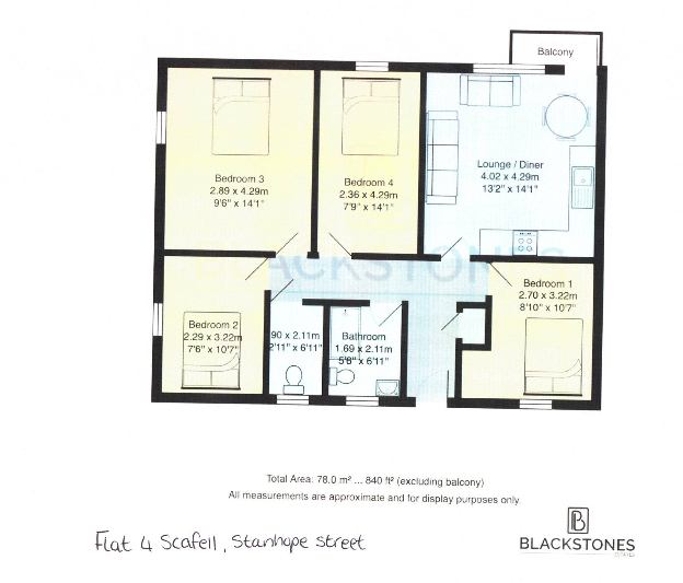 Room Stanhope Street in Greater London