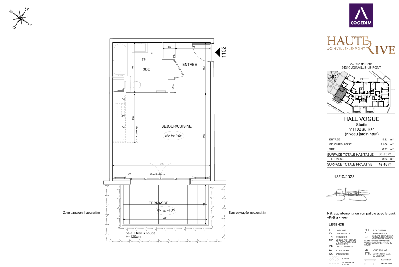 Appartement Rue de Paris à Joinville-le-Pont