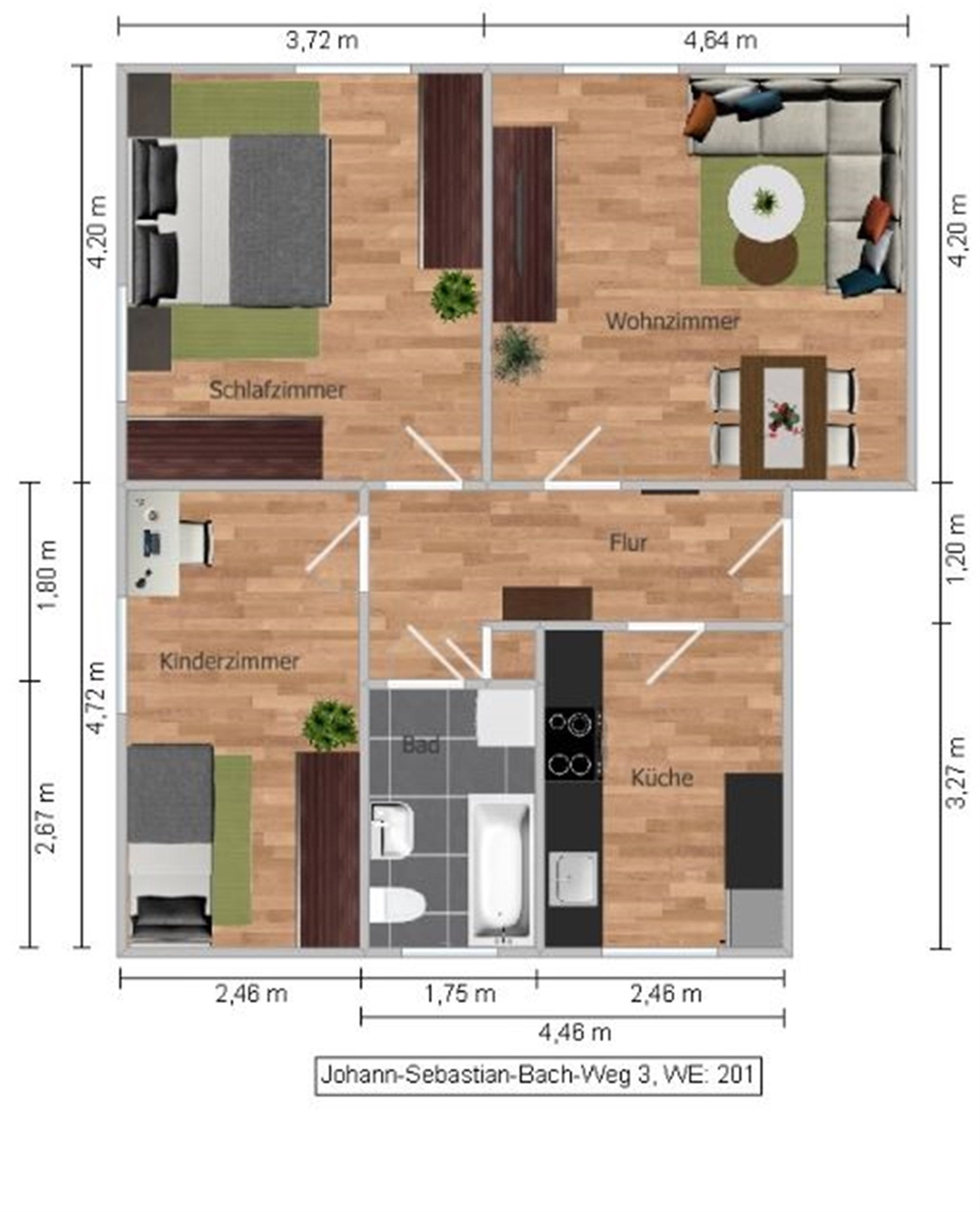 Wohnung Johann-Sebastian-Bach-Weg in Spremberg