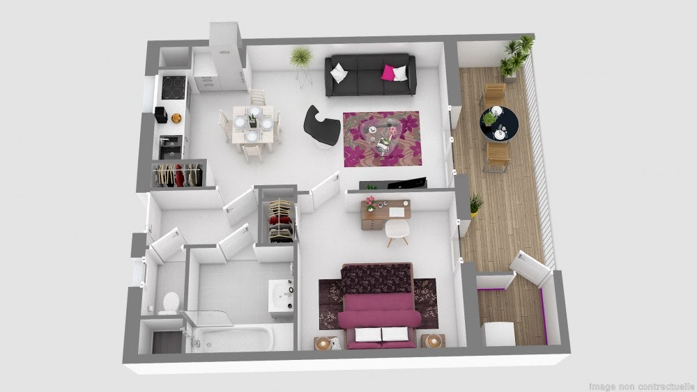 Appartement Allée Georges Brassens à Colomiers