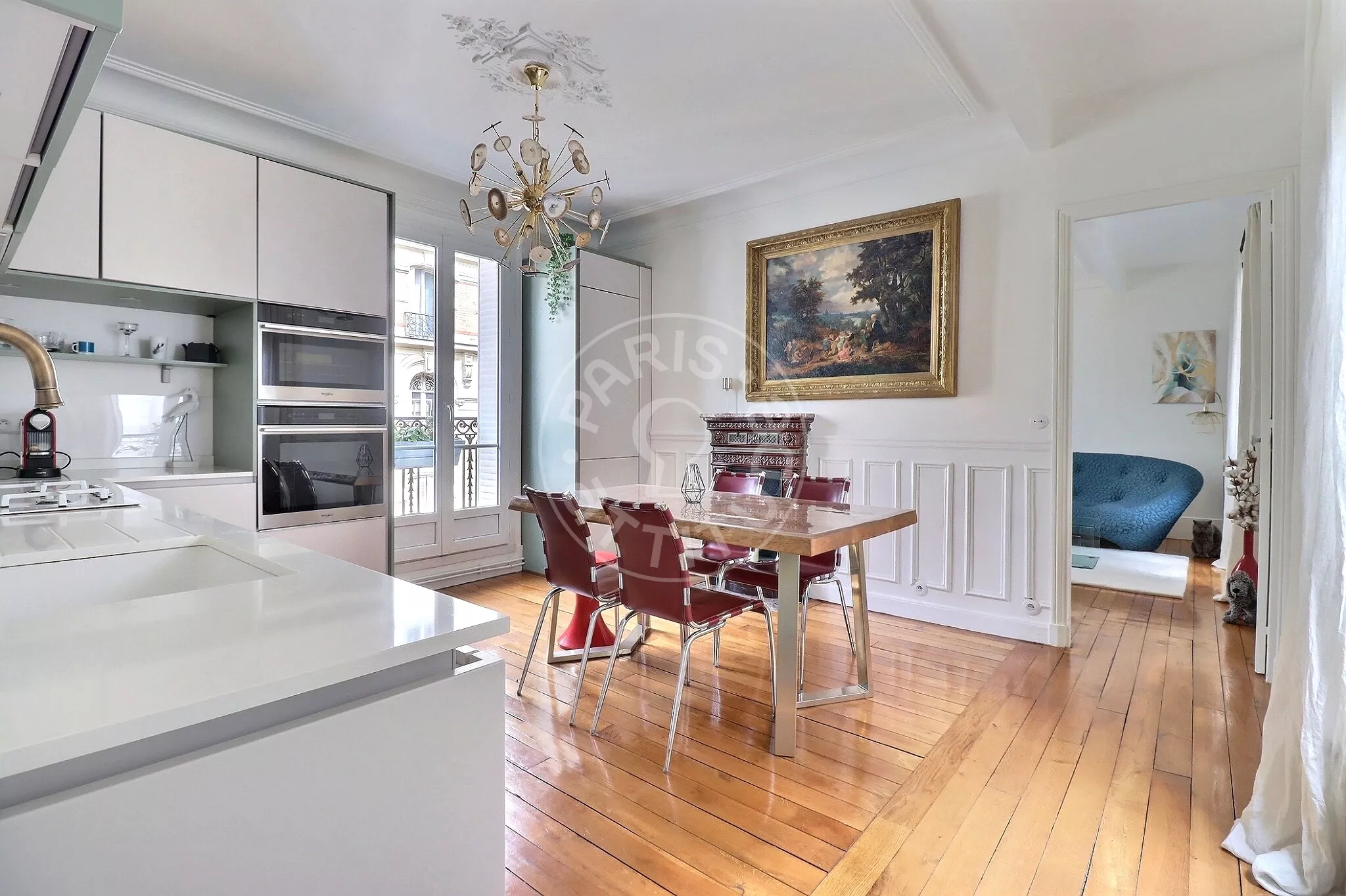 Flat Avenue Gambetta in Paris