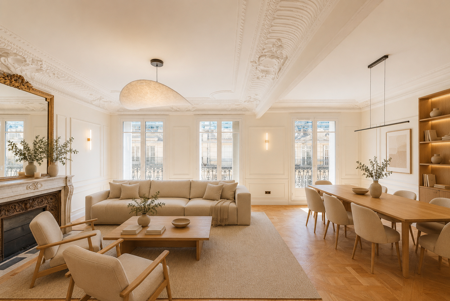 Flat Rue de la Trémoille in Paris