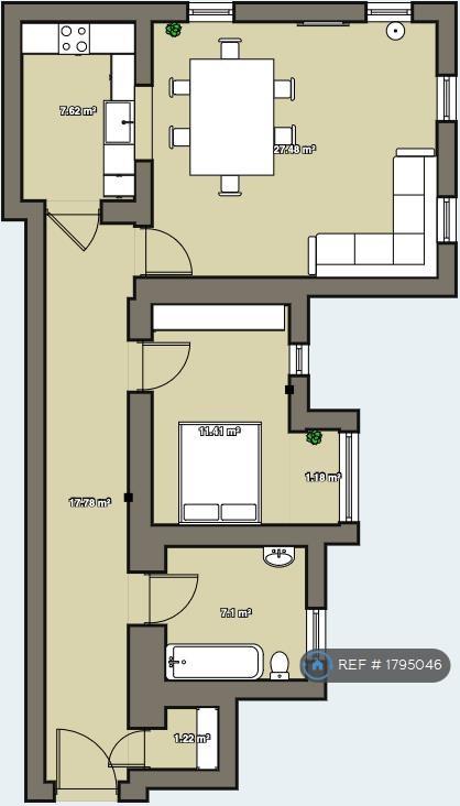 Flat Brunswick Terrace in Hove
