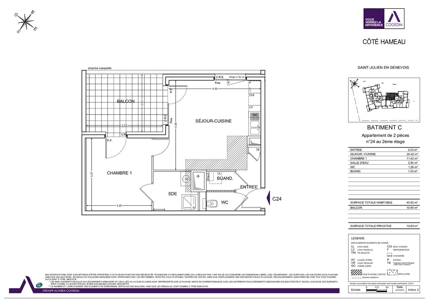 Appartement Route de Cervonnex à Saint-Julien-en-Genevois
