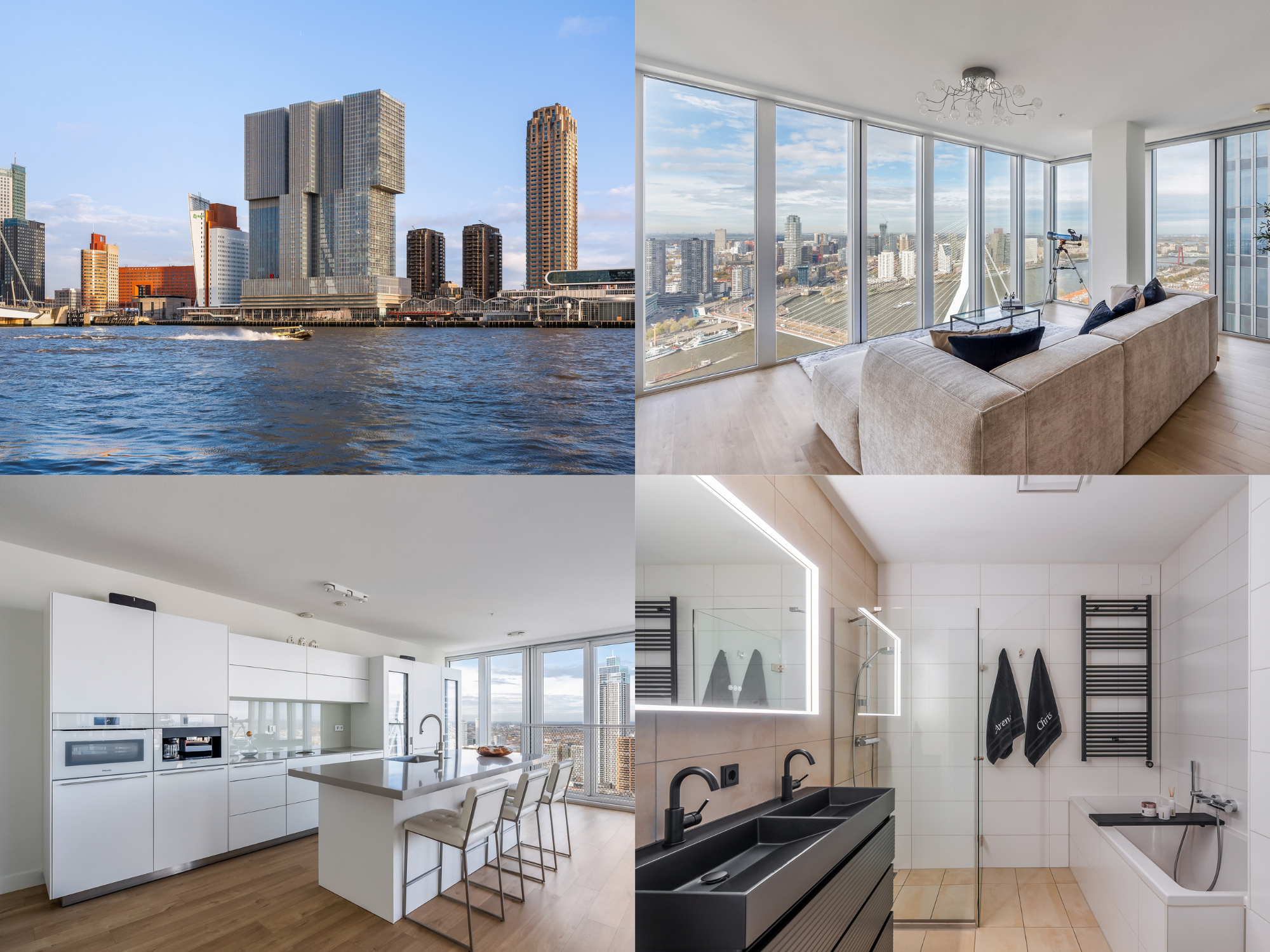 Appartement Wilhelminakade 569 in Rotterdam