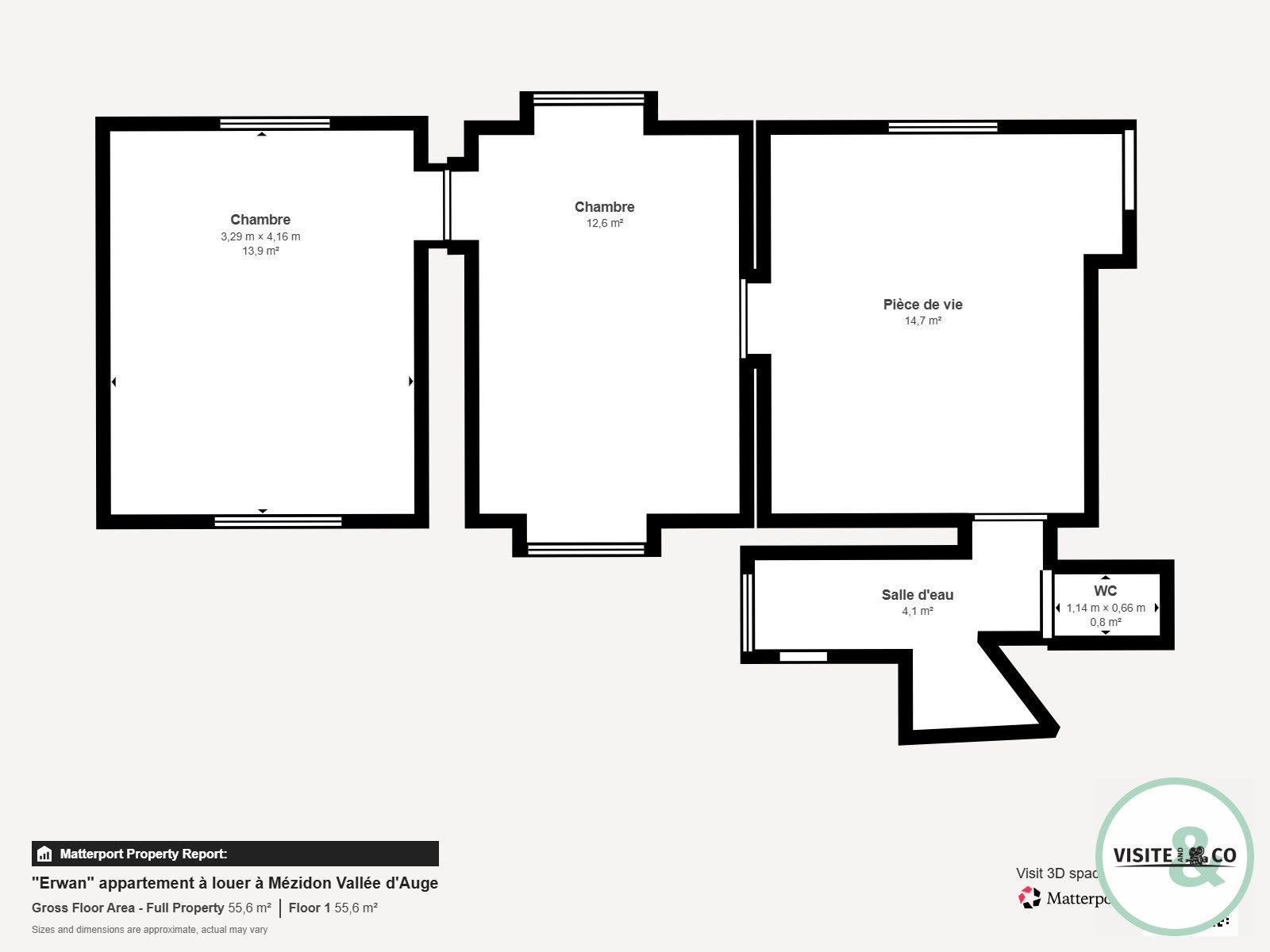 Appartement Rue Jules Guesde à Mézidon Vallée d'Auge