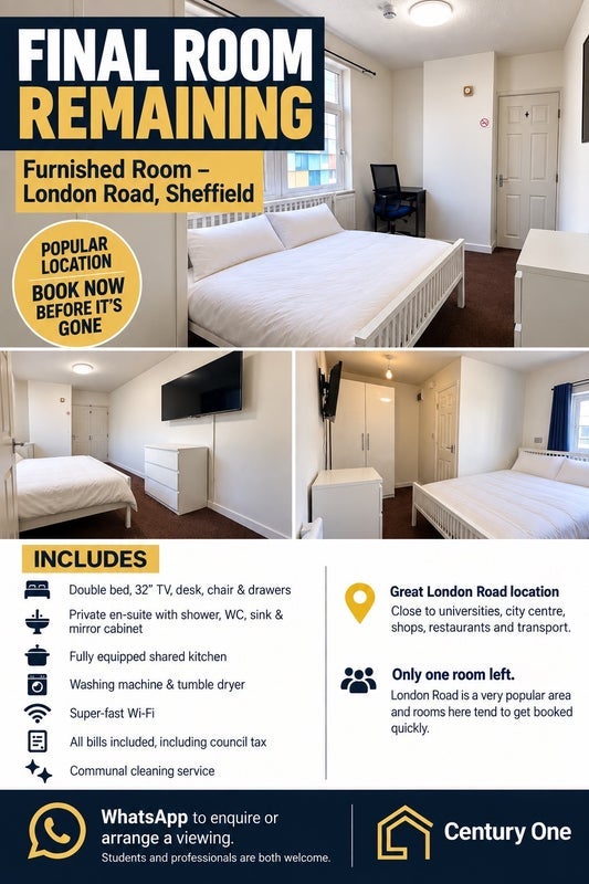 Room London Road in Sheffield
