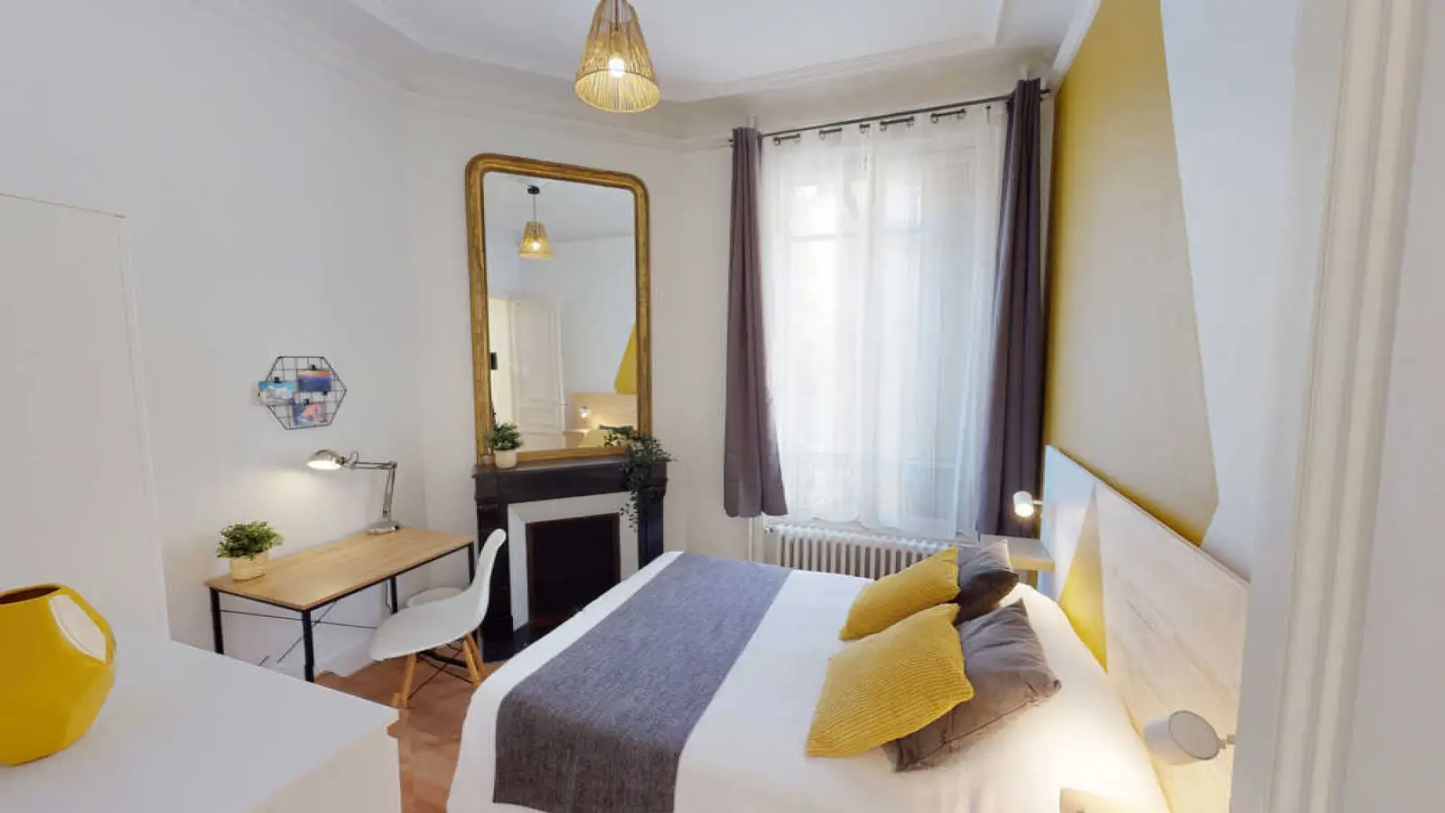 Chambre Boulevard Malesherbes à Paris